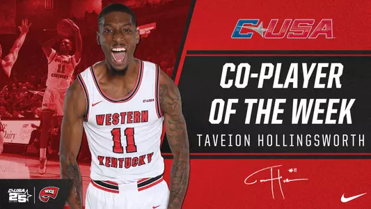 Taveion Hollingsworth - Player of the Week - 1/20/20