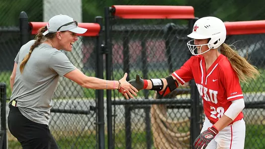 Maddie Bowlds Amy Tudor celebration