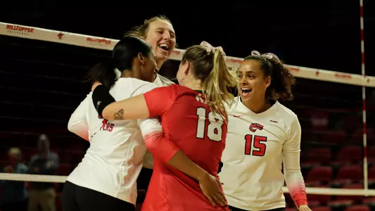 WKU team huddle celebration