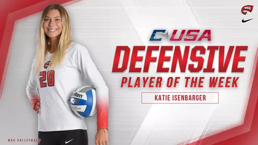 10.25.21 - Katie Isenbarger Defensive Player of the Week