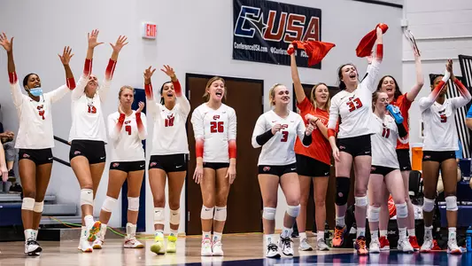 WKU Volleyball celebration