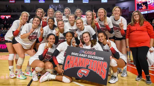 WKU Volleyball 2021 C-USA East Division Champs
