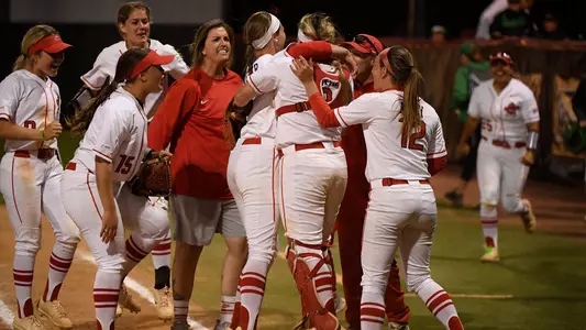 C-USA Softball Tournament Katie Gardner celebration