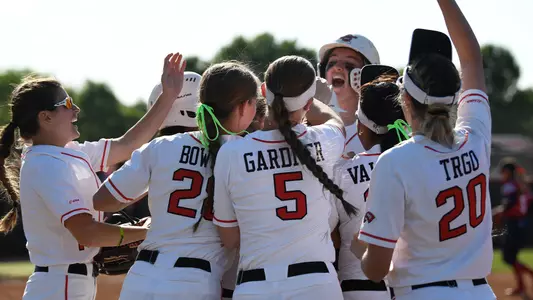 WKU Softball team celebration
