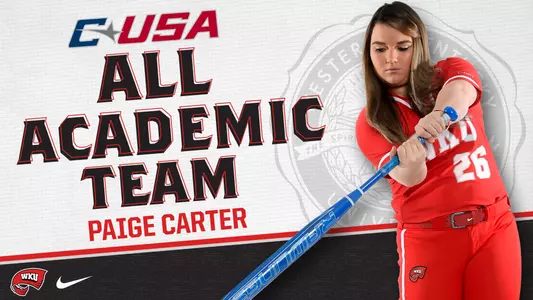 Paige Carter All-Academic team