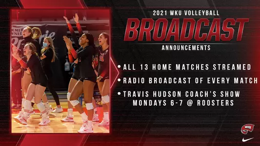 WKU VB Broadcast Announcements