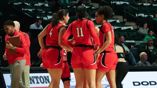 WBB Huddle at North Texas