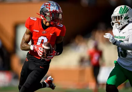 WKU Hilltoppersof the WKU Hilltoppers at Houchen Industries-L.T. Smith Stadium on October 29, 2022 in Bowling Green, KY. Photo by Steve Roberts/WKU Athletics