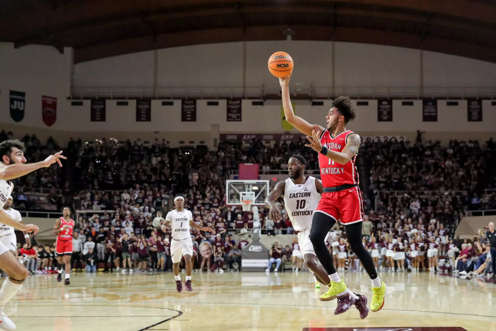 Dontaie Allen of the WKU Hilltoppers at Baptist Health Arena on November 10, 2022 in Richmond, KY. Photo by Evan Brown/WKU Athletics