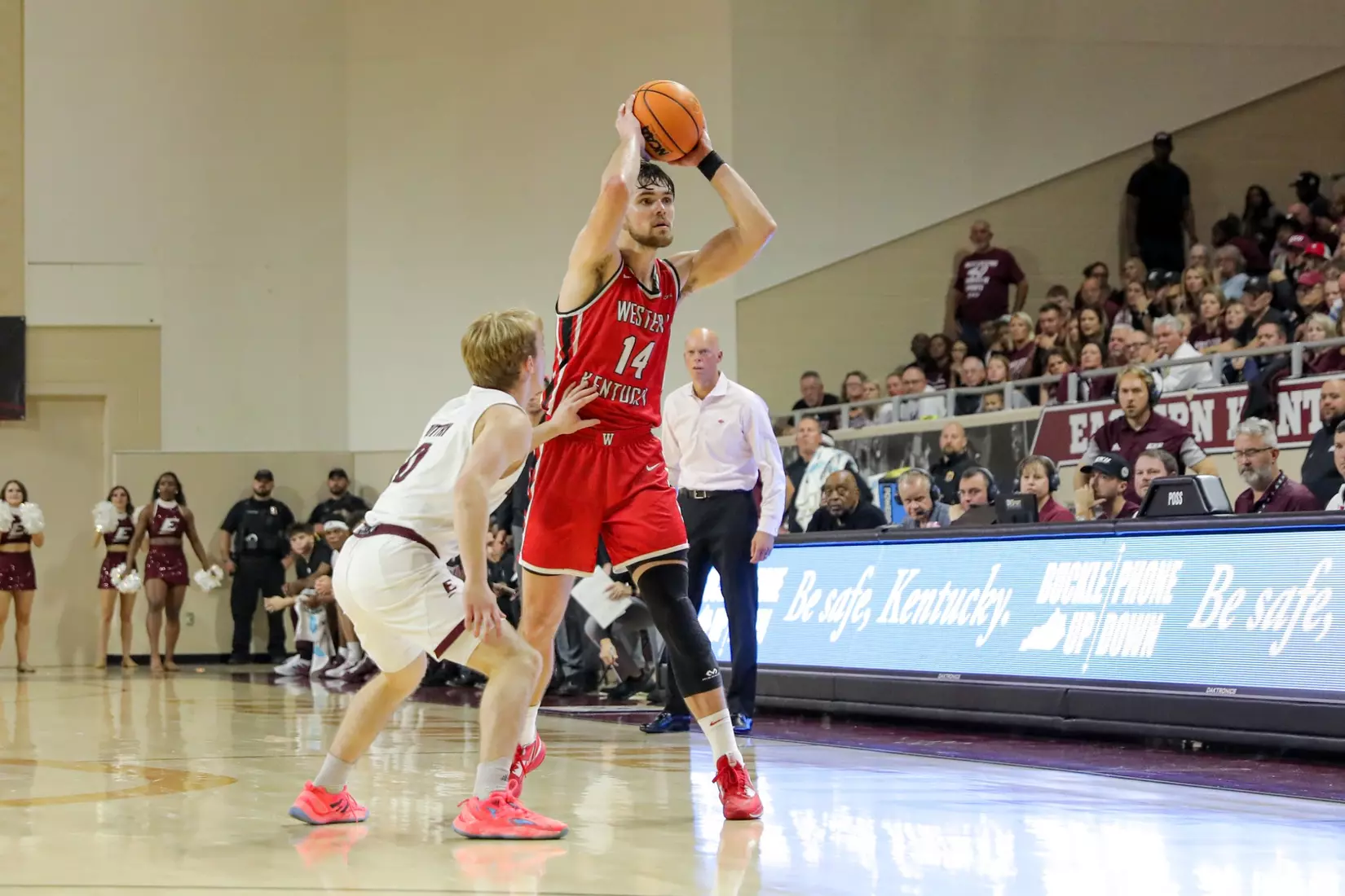 Luke Frampton of the WKU Hilltoppers at Baptist Health Arena on November 10, 2022 in Richmond, KY. Photo by Evan Brown/WKU Athletics