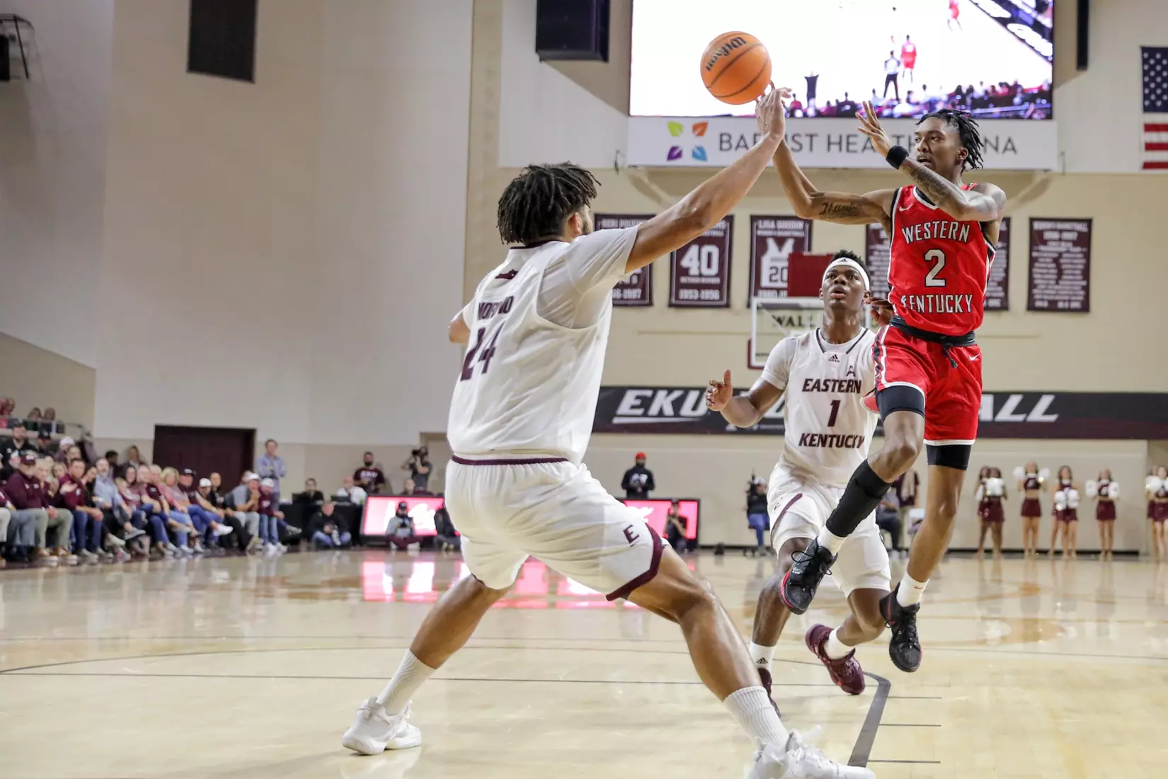 Jordan Rawls of the WKU Hilltoppers at Baptist Health Arena on November 10, 2022 in Richmond, KY. Photo by Evan Brown/WKU Athletics