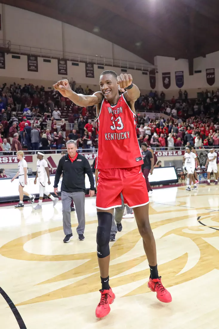 Jamarion Sharp of the WKU Hilltoppers at Baptist Health Arena on November 10, 2022 in Richmond, KY. Photo by Evan Brown/WKU Athletics