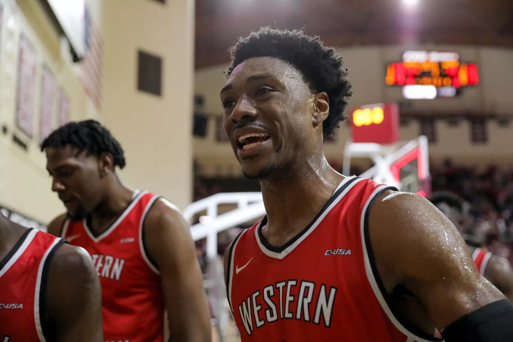 Jairus Hamilton of the WKU Hilltoppers at Baptist Health Arena on November 10, 2022 in Richmond, KY. Photo by Evan Brown/WKU Athletics