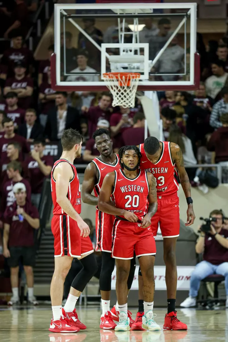 Dayvion McKnight and the WKU Hilltoppers at Baptist Health Arena on November 10, 2022 in Richmond, KY. Photo by Evan Brown/WKU Athletics