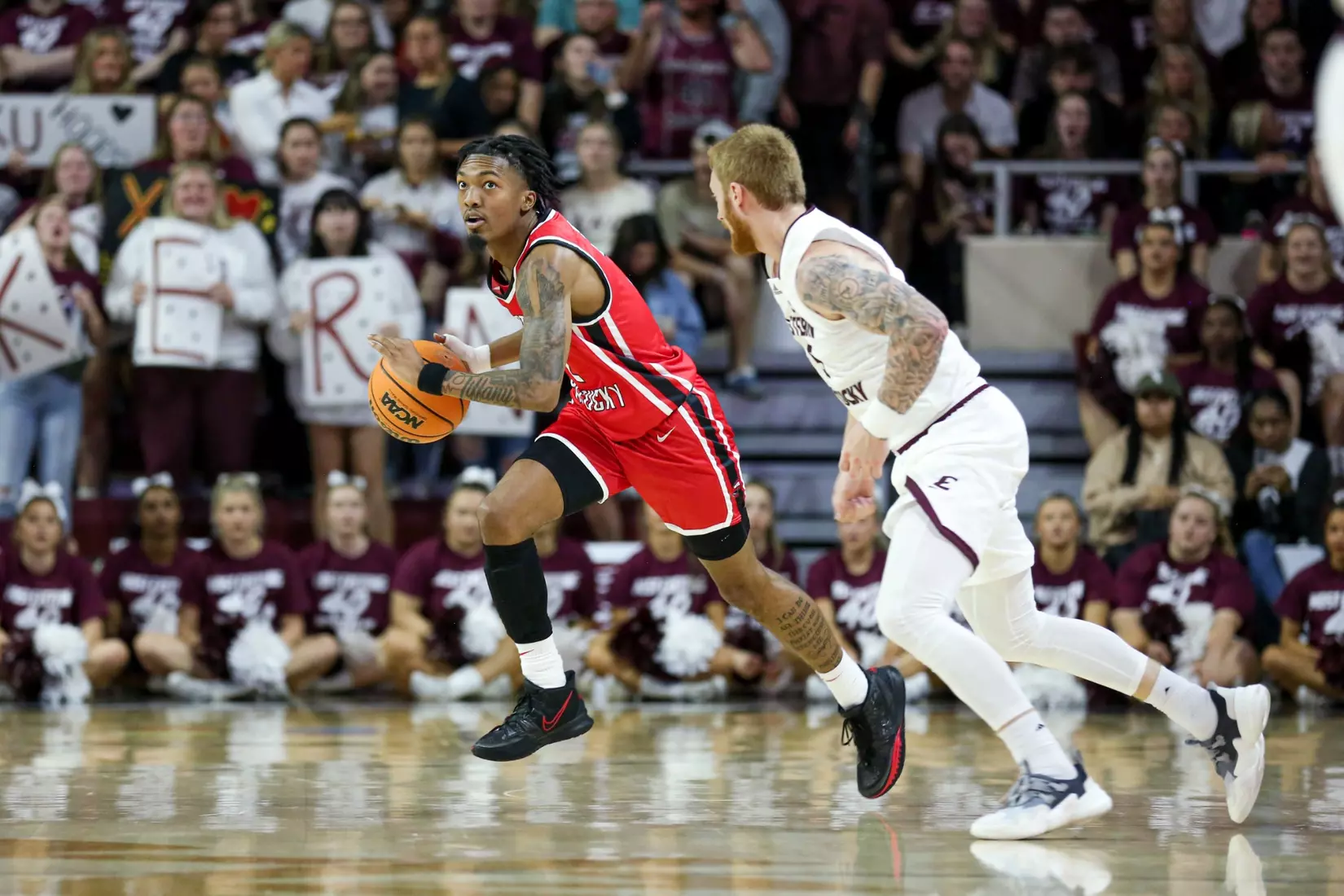 Jordan Rawls of the WKU Hilltoppers at Baptist Health Arena on November 10, 2022 in Richmond, KY. Photo by Evan Brown/WKU Athletics
