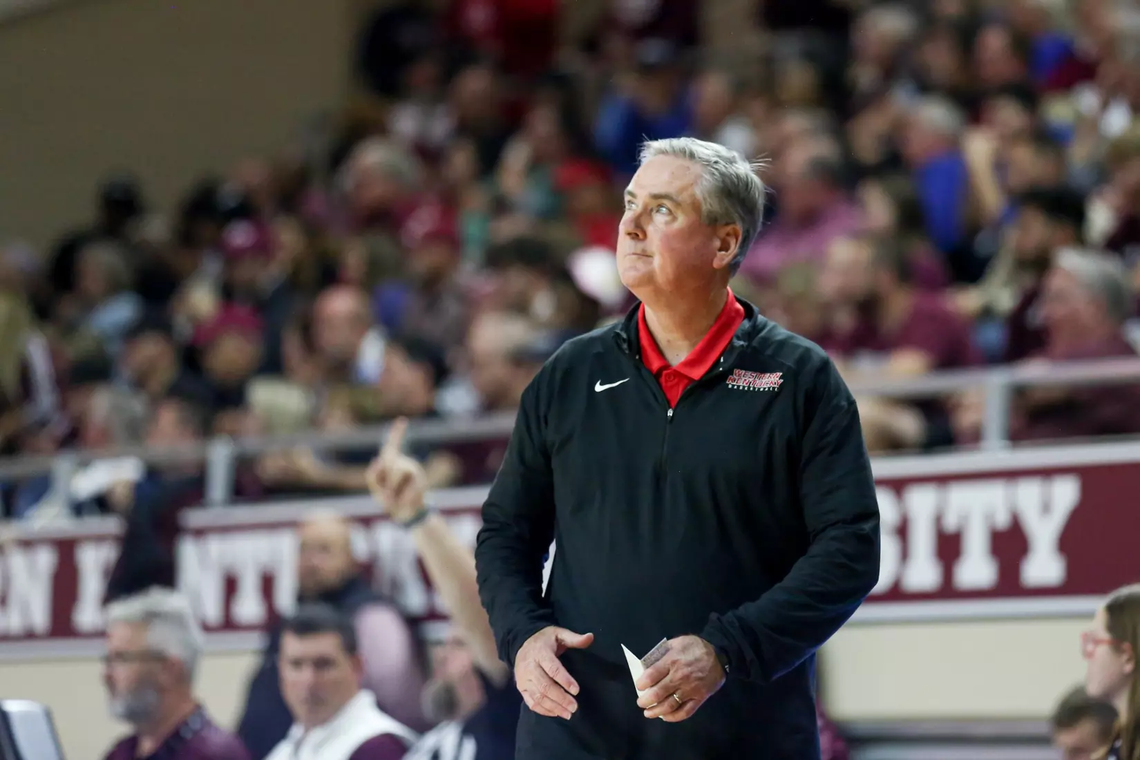 Rick Stansbury of the WKU Hilltoppers at Baptist Health Arena on November 10, 2022 in Richmond, KY. Photo by Evan Brown/WKU Athletics