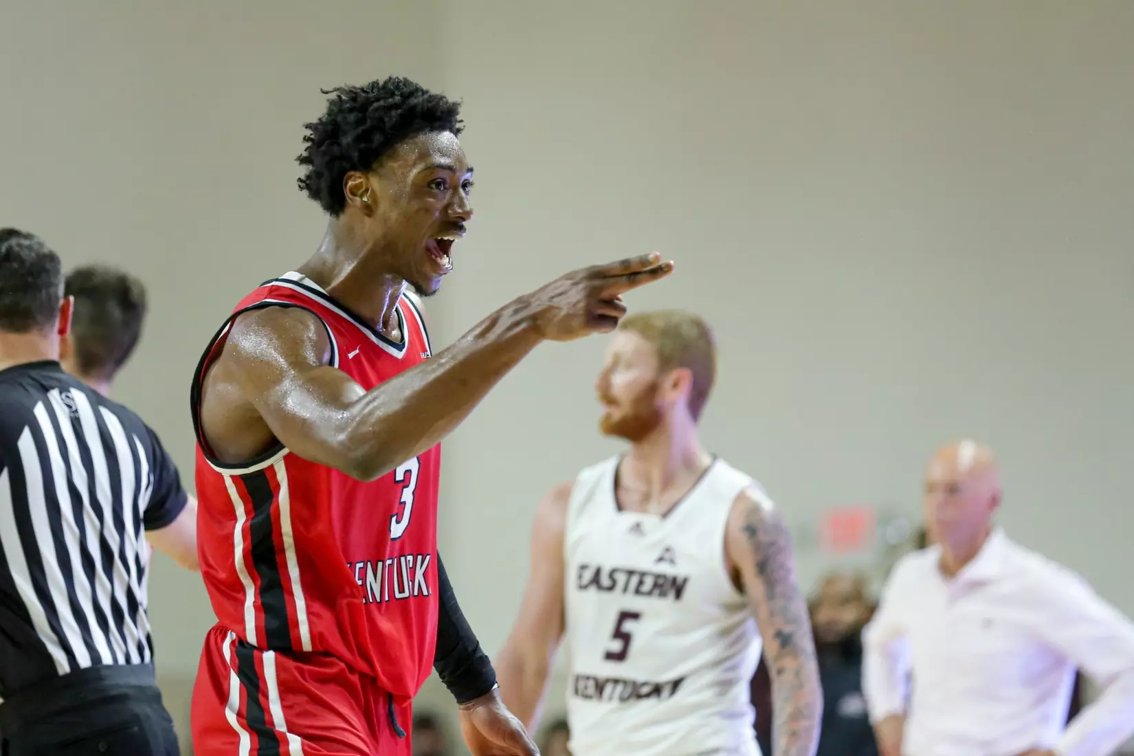 Jairus Hamilton of the WKU Hilltoppers at Baptist Health Arena on November 10, 2022 in Richmond, KY. Photo by Evan Brown/WKU Athletics