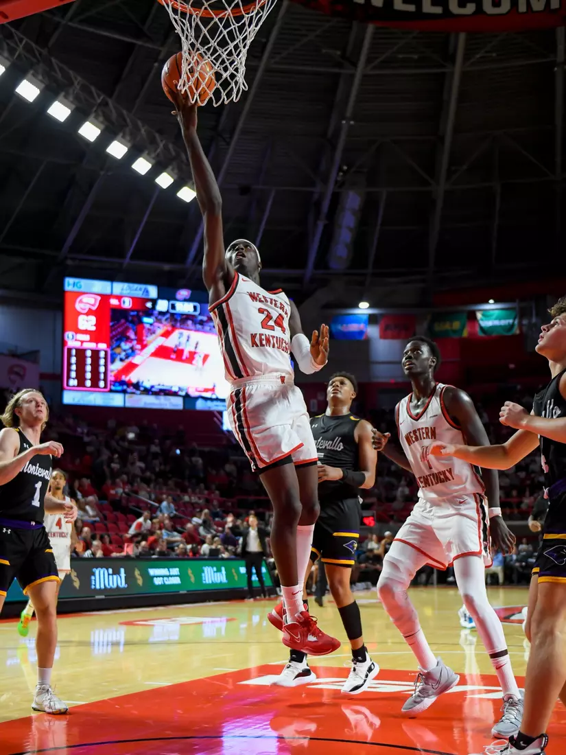 Forward Tyrone Marshall (24). of the WKU Hilltoppers at E.A. Diddle Arena on November 2, 2022 in Bowling Green, KY. Photo by Steve Roberts/WKU Athletics