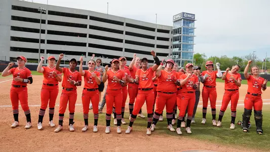 WKU Softball team celebration fight song