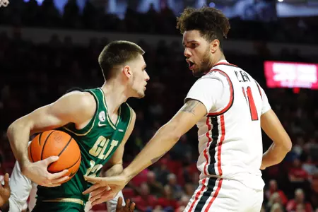 WKU Hilltoppers forward Dontaie Allen (11) of the Hilltoppers during a game at E.A Diddle Arena on January 21, 2023 in Bowling Green, KY. Photo by Gunnar Word/WKU Athletics