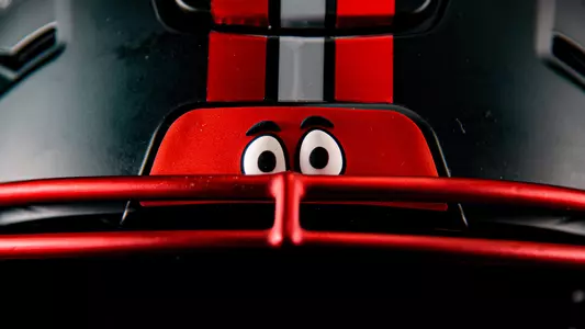 Big Red Helmet - Eyes