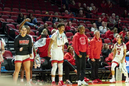 of the WKU Hilltoppers at E.A. Diddle Arena on November 13, 2023 in Bowling Green, KY. Photo by Steve Roberts/WKU Athletics