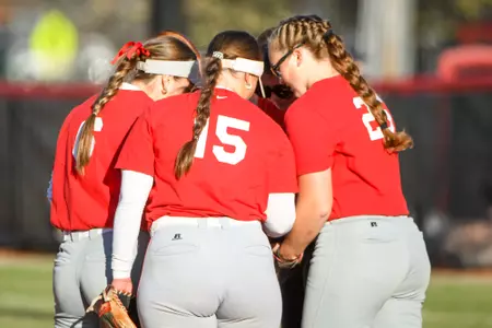 Red vs White scrimmage at WKU Softball Complex on November 2, 2023 in Bowling Green, KY. Photo by Steve Roberts/WKU Athletics