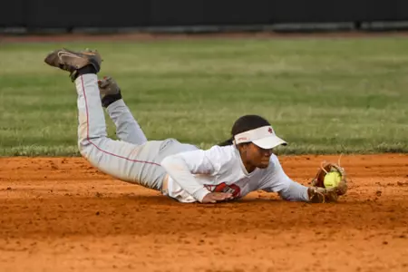 Red vs White scrimmage at WKU Softball Complex on November 2, 2023 in Bowling Green, KY. Photo by Steve Roberts/WKU Athletics