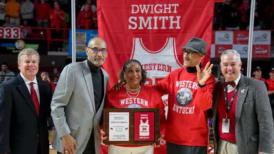 WKU Hilltoppers of the WKU Hilltoppers at E.A. Diddle Arena on February 4, 2023 in Bowling Green, KY. (Photo by Steve Roberts/WKU Athletics)