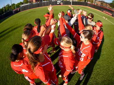 BOWLING GREN, KY - April 24 - WKU Hilltoppers during the game between the Arkansas Razorbacks and the WKU Hilltoppers at WKU Softball Complex in Bowling Green, KY. (Photo by Steve Roberts/WKU Athletics)