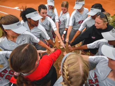 BOWLING GREN, KY - May 5, 2023 - WKU Hilltoppers during the game between the La. Tech Bulldogs and the WKU Hilltoppers at WKU Softball Complex in Bowling Green, KY. (Photo by Steve Roberts/WKU Athletics)