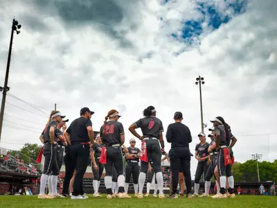 May 5, 2023; Bowling Green, Kentucky: WKU Hilltoppers against the La. Tech Bulldogs at WKU Softball Complex (Photo by Steve Roberts/WKU Athletics)