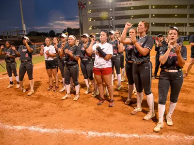 May 5, 2023; Bowling Green, Kentucky:
WKU Hilltoppers against the La. Tech Bulldogs at WKU Softball Complex (Photo by Steve Roberts/WKU Athletics)