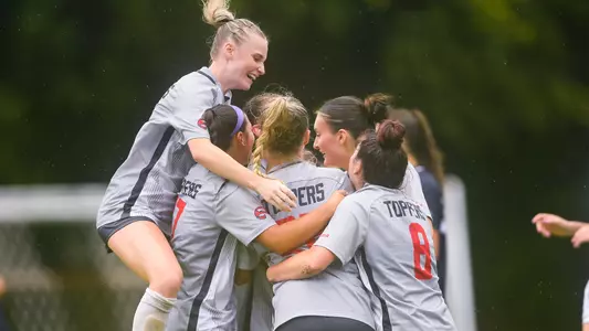 WKU Soccer Celebration vs. Xavier