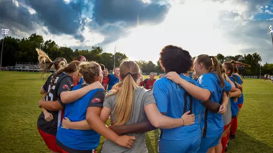 Soccer Huddle vs. North Alabama