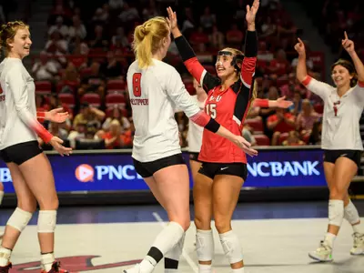 WKU Hilltoppers of the WKU Hilltoppers at E. A. Diddle Arena on September 9, 2023 in Bowling Green, KY. Photo by Steve Roberts/WKU Athletics