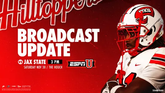 WKU FB 24 Jax State TV Time Change