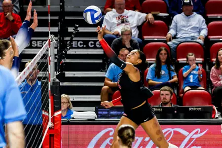 Defensive specialist Kaira Knox (5) | Photo by Savannah Philpot