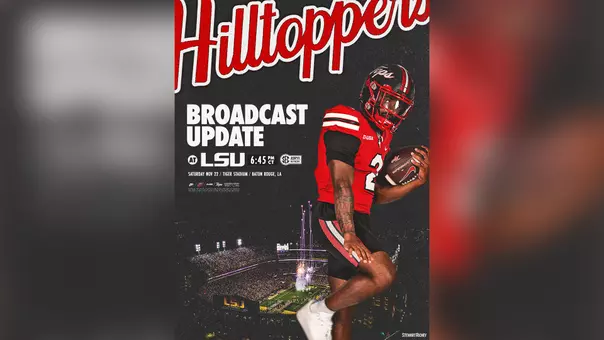 WKU FB 25 – WKU vs. LSU Kick Time