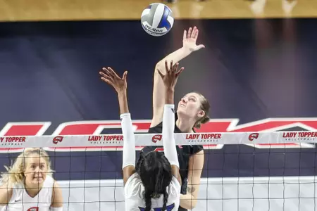 Outside hitter Faith Young (22) | Photo by Nico Pascarella