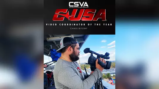 Chase Bitowf Video Coordinator of the Year Graphic