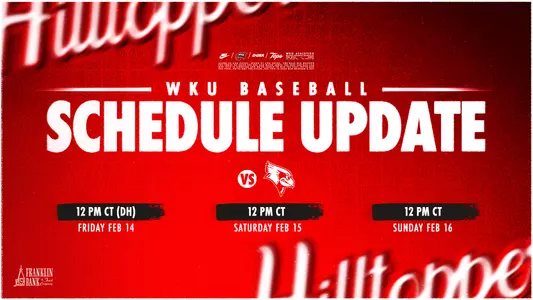 WKU Baseball - ISU Schedule Update