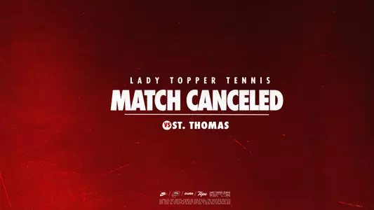 WKU TEN – Match Canceled – St. Thomas
