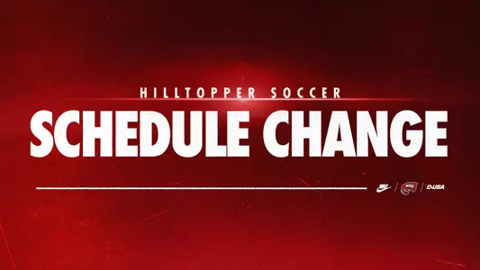 Soccer Schedule Change