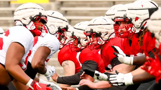 WKU FB – Spring Practice Linemen