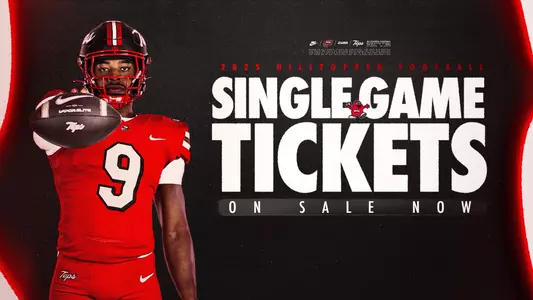 WKU FB 25 – Single Game Tickets On Sale Graphic