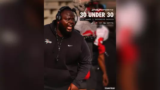 WKU FB 25 – Kali James 30Under30 Graphic