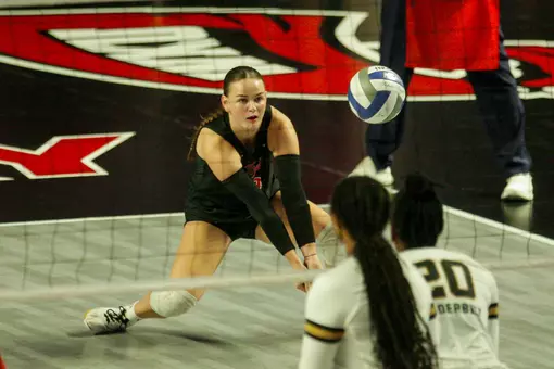 Defensive specialist Kennedy Cherry (3) | Photo by Nico Pascarella