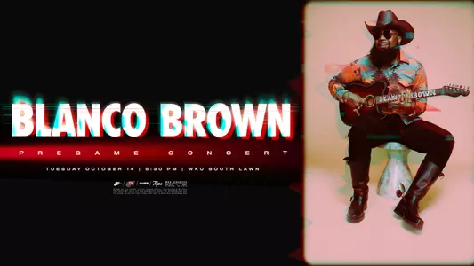 Blanco Brown Pregame Concert Graphic