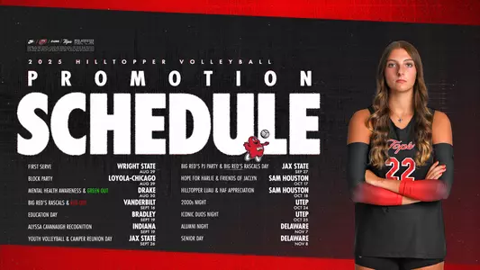 Updated VB Promo Schedule